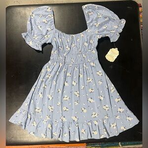 Altar’d State Women’s size small light blue floral dress NWT